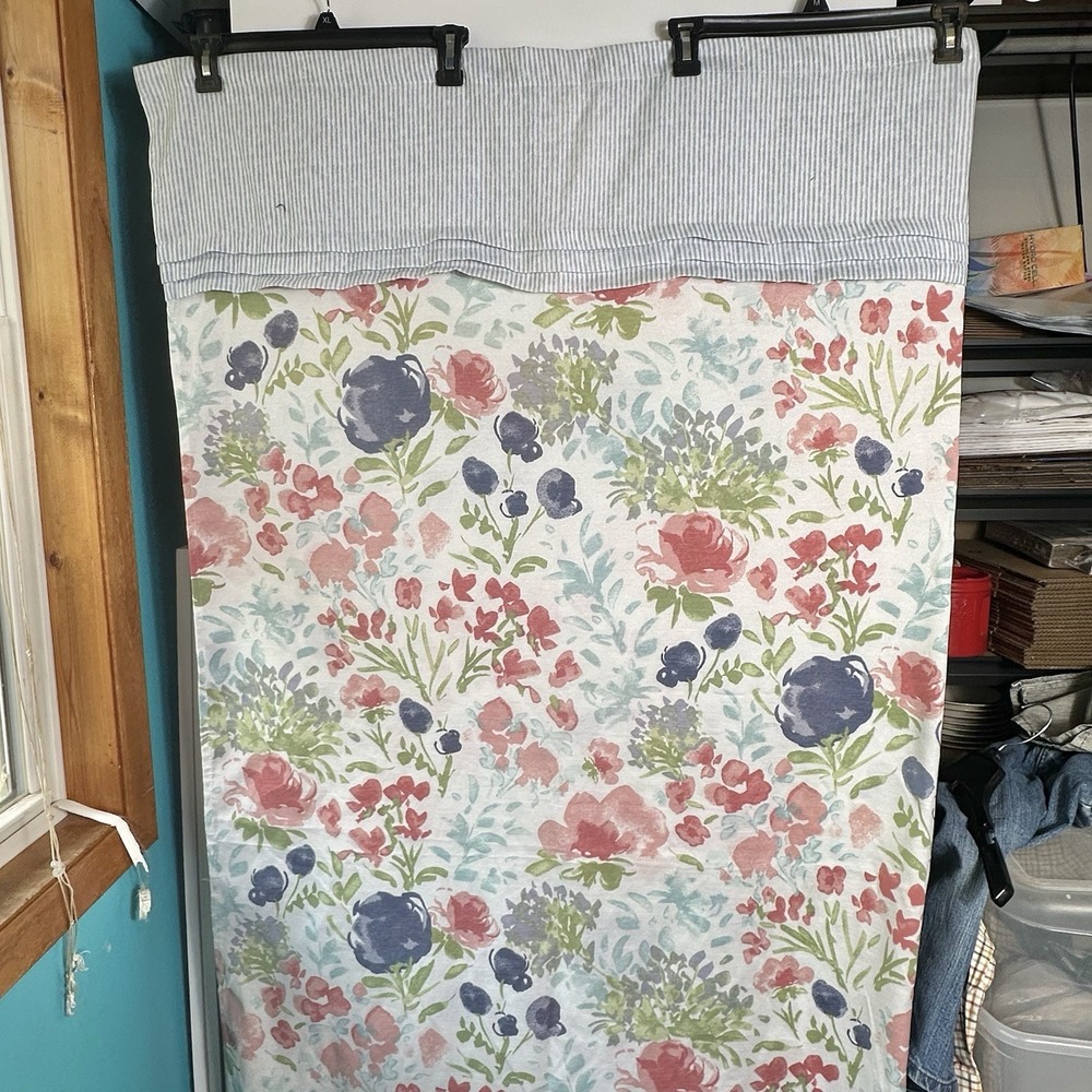 Better Homes Gardens Floral Fabric Full Shower Curtain 70x72 Farmhouse Cottage